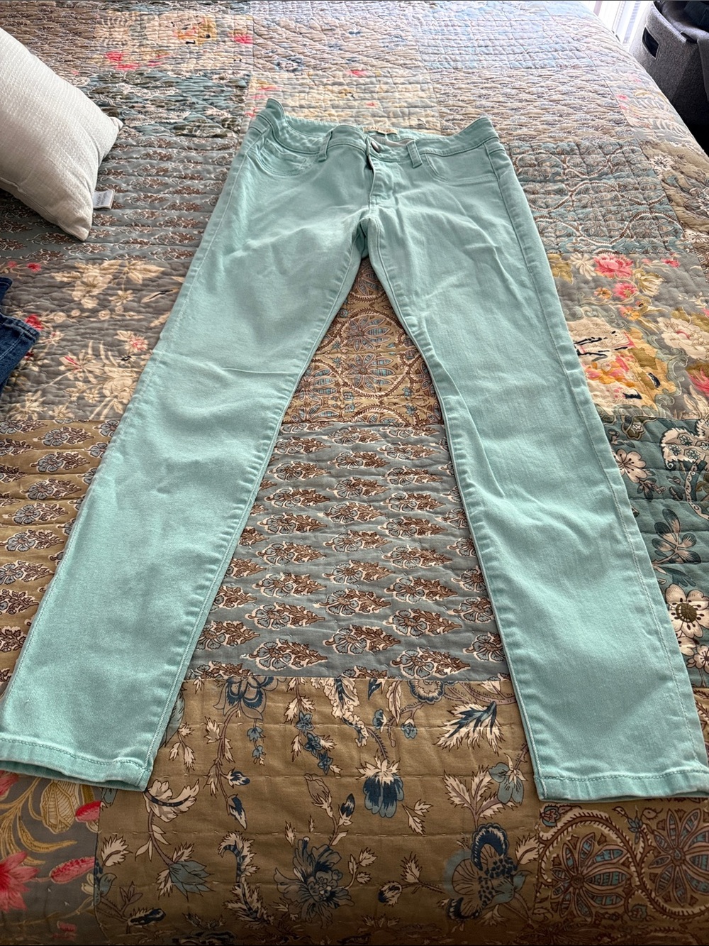 CAbi Mint Green Skinny Jeans